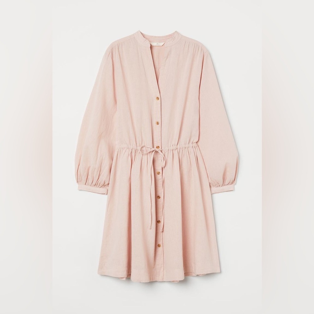 H&M Linen Blend Dress, light pink, size XL, never worn